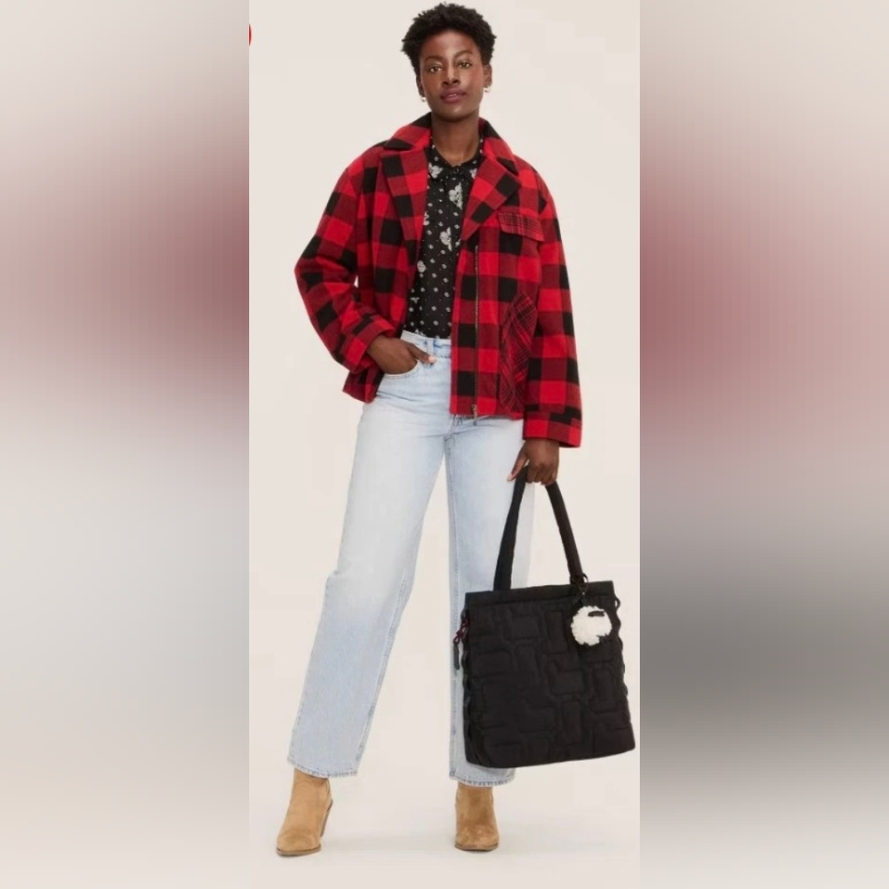 Woolrich Buffalo Plaid Melton jacket